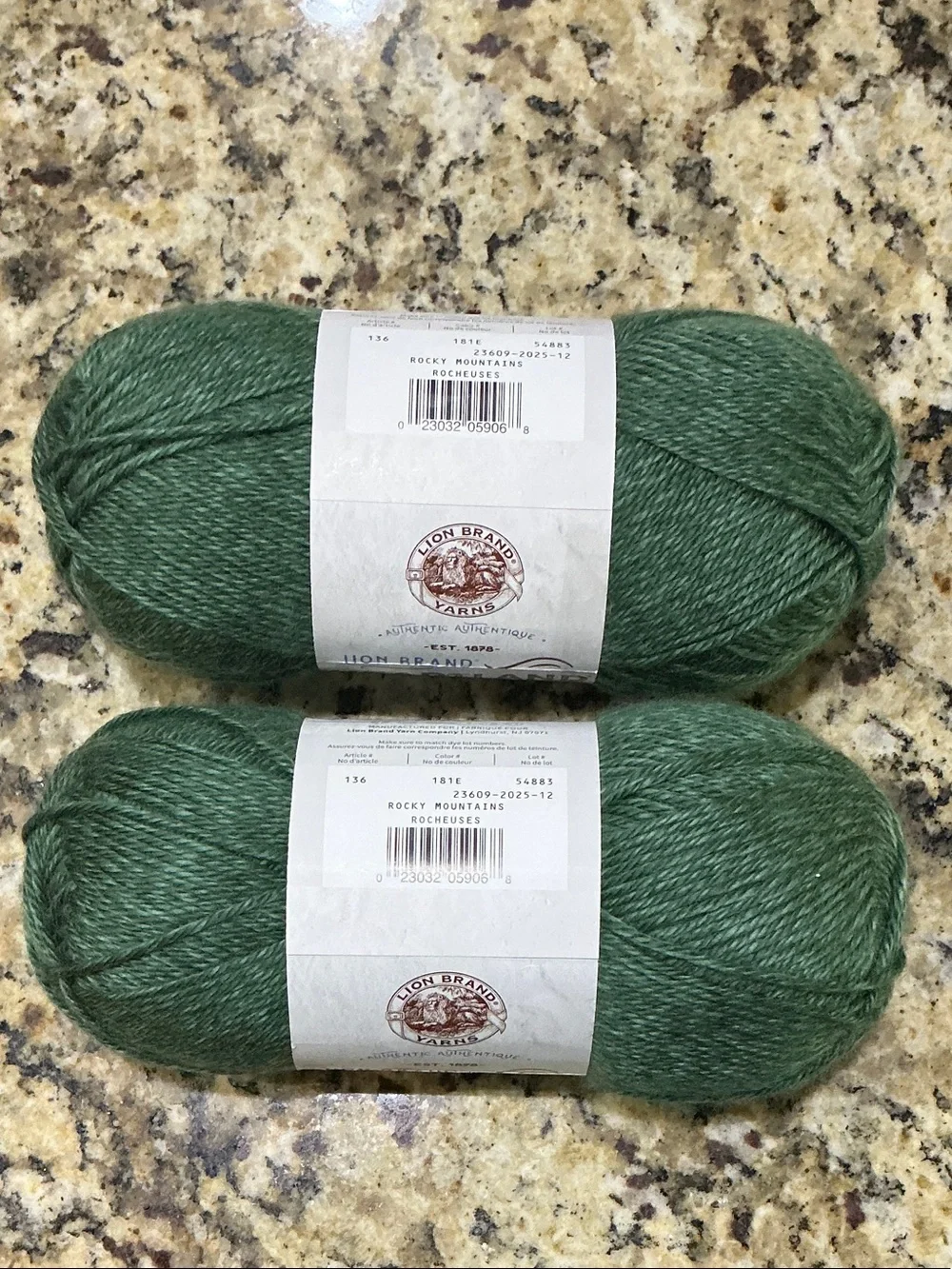 Lion Brand Heartland Yarn in Rocky Mountains - 2 Skeins - Picture 7 of 8